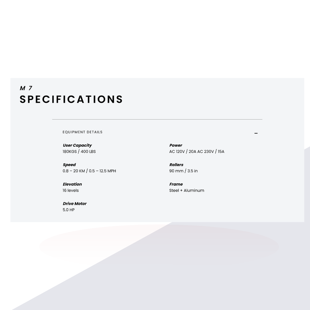 Circle Fitness M7 Treadmill - Image 4